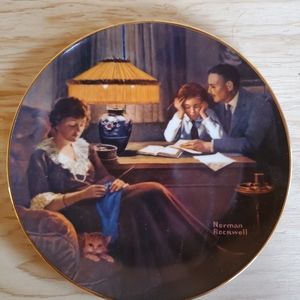 Limited Edition "Father's Help" Norman Rockwell